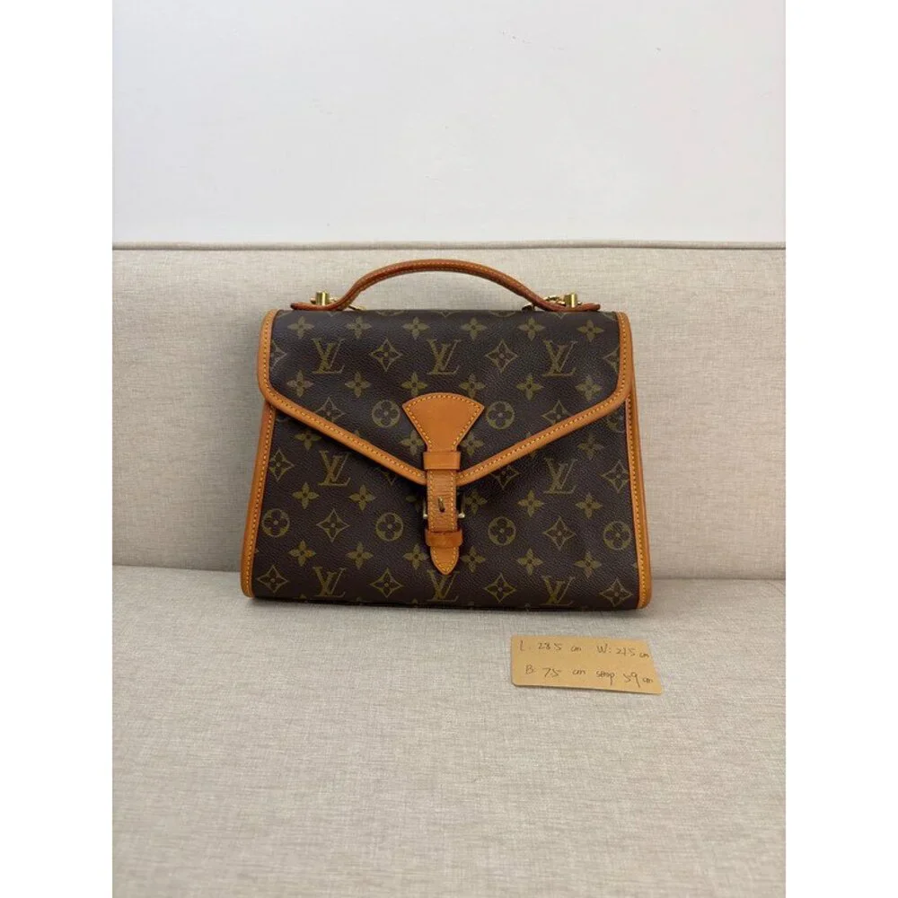 LOUIS VUITTON Brown Monogram Canvas Bel Air GHW
